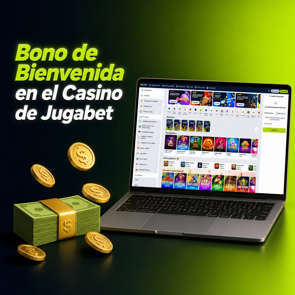 Bono de Bienvenida Jugabet: 100% hasta ARS 200.000 más 50 Giros Gratis en el primer depósito