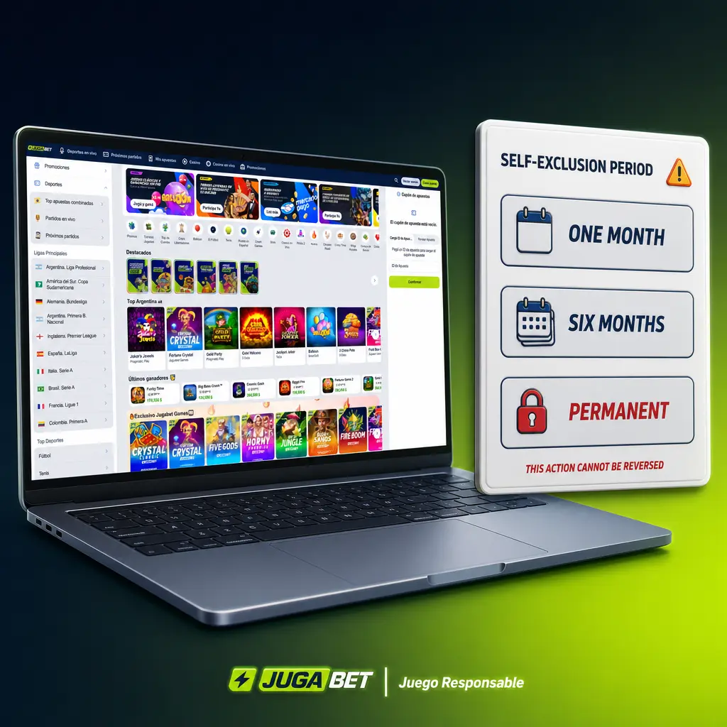 Jugabet fomenta el juego responsable con límites de depósito, autoexclusión y herramientas de control para usuarios en Argentina