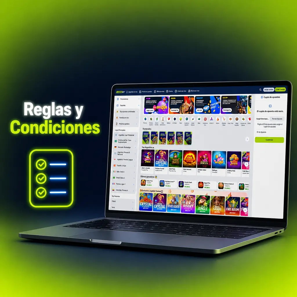 Reglas y condiciones de uso de Jugabet Argentina: registro, apuestas, bonos, retiros y verificación de identidad KYC