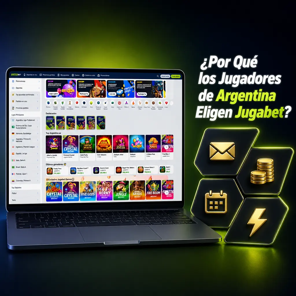Jugabet para jugadores argentinos: pagos en ARS, bono de bienvenida, más de 3000 juegos y atención 24/7 en español
